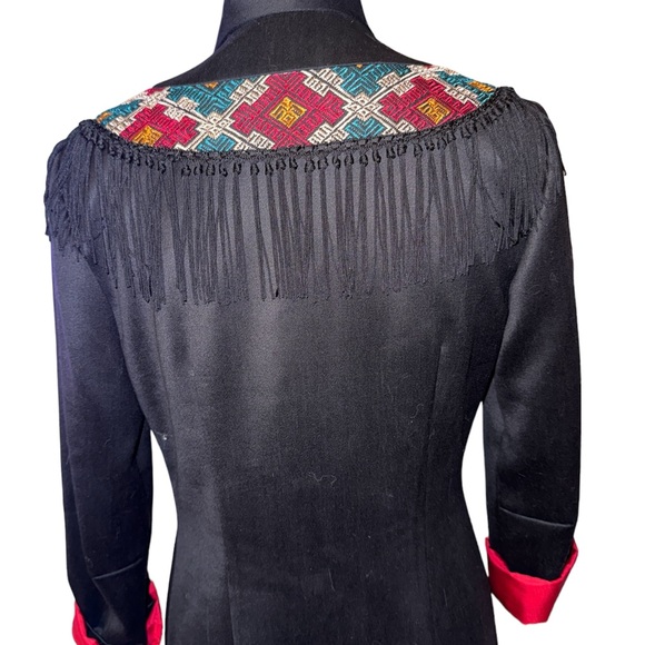 Shanghai Tang Silk & Wool long jacket - Picture 5 of 9